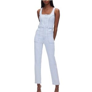 NWT Good American Sleeveless Fit for Success Jumpuit